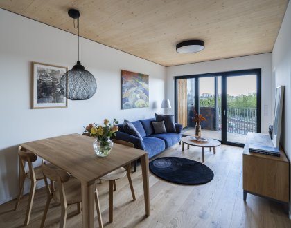 We prepared for you model apartments in Timber Praha