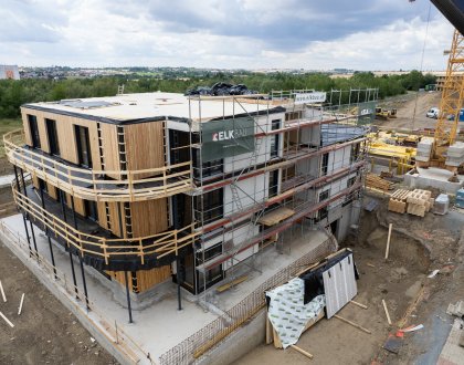 Timber Prague: we have completed ceiling 3. NP of houses K and M