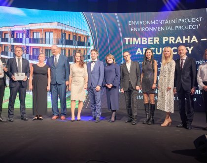 Timber Praha is this year's Environmental Project of the Year in the "Best of Realty 2024"